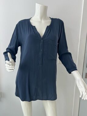 Cloth & Stone Anthropologie Long Sleeve Blouse – Tunic Top  Casual Medium